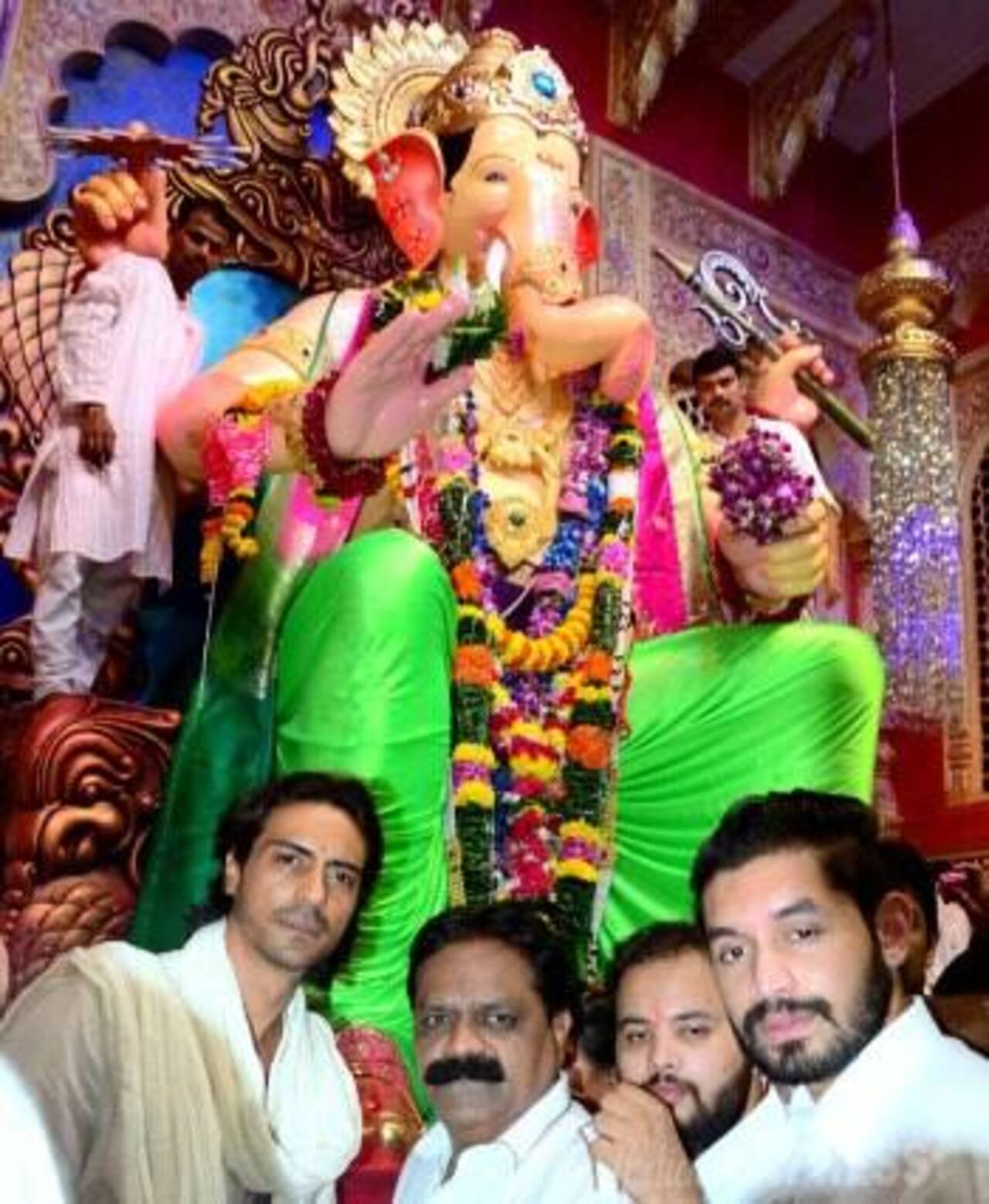 Arjun Rampal was at Lalbaugcha Raja a couple of years ago. The actor offered prayers at the biggest pandal in Mumbai